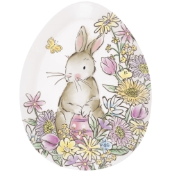 50% OFF: Watercolour Easter Bunny Dish Keepsake 15